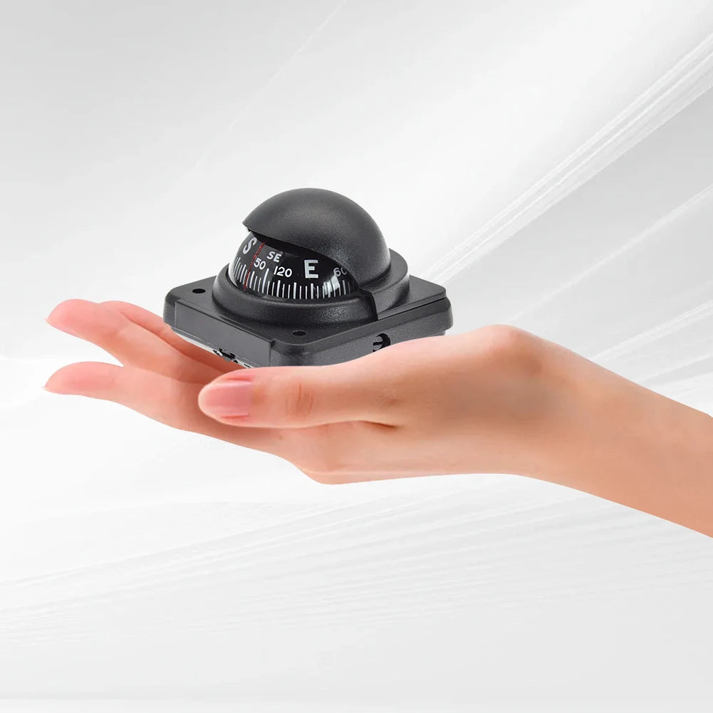 Navigation Magnetic Compass Waterproof Mini Ball Dash Dashboard Nautical Marine Compass for Car Watercraft Boat Caravan Truck