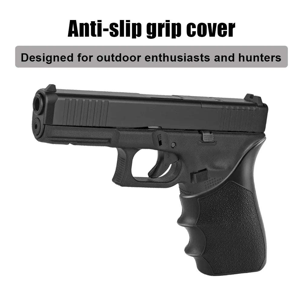Tactical Handgun Rubber Grip Sleeve Pistol Handle Anti-Slip Protect Sleeve For Glock 17 19 Rubber Sleeve Holster Grip