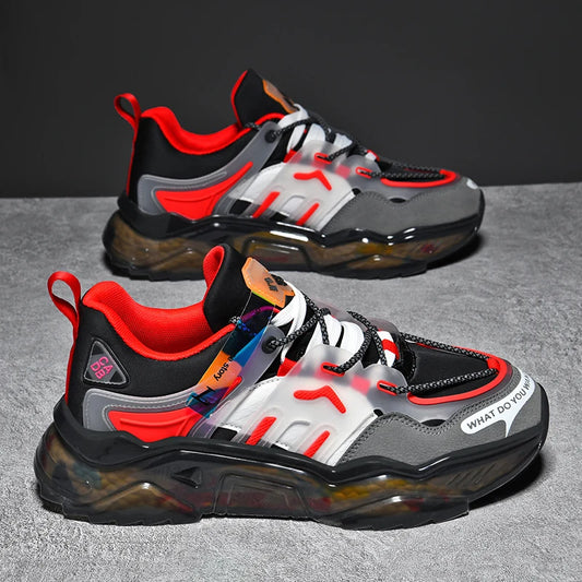 Men's casual skate shoes, low-top wear-resistant and anti-slip casual sports shoes, fashionable men's shoes