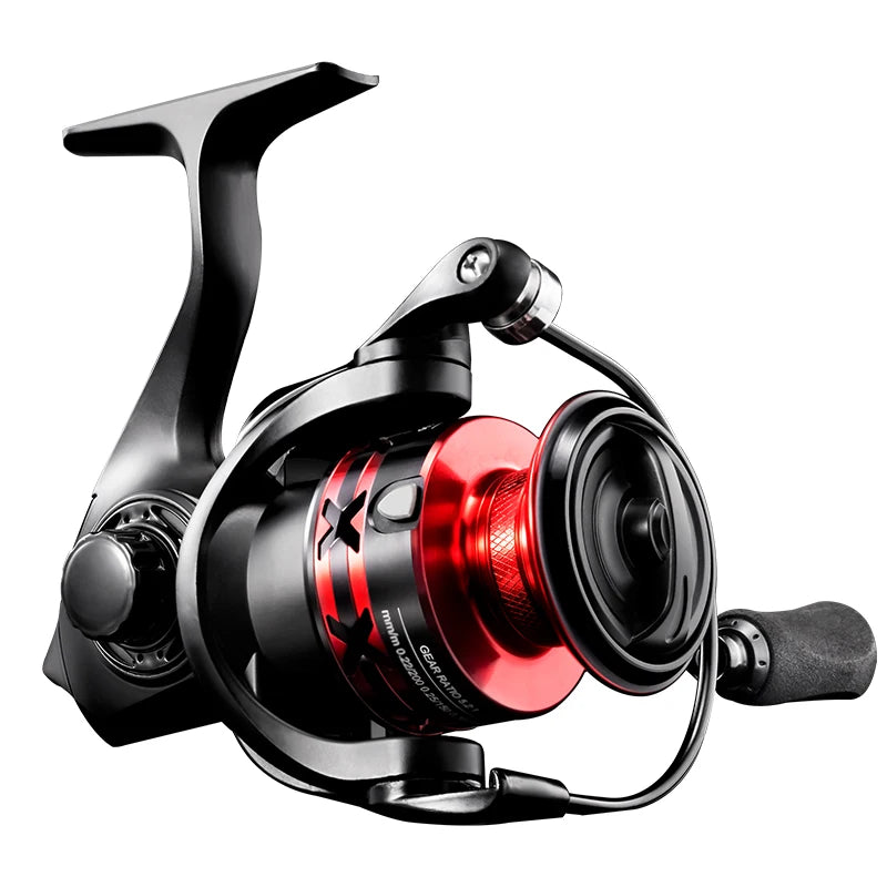 Rooblinos HT 5.2:1 7+1BB Spinning Reels Metal Spool carretilhas de pesca Reel for Fishing Accessories Peche