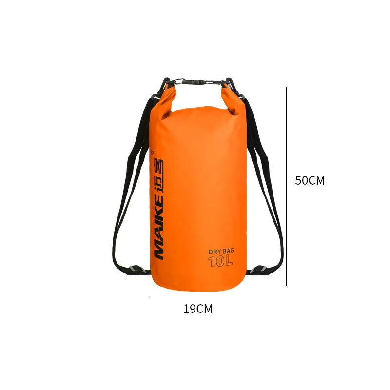 Maike Dry Bags Waterproof Bag for Women Men 5L/10L/15L Swimming Rafting Kayaking River Trekking Waterproof Dry Bag Backpack