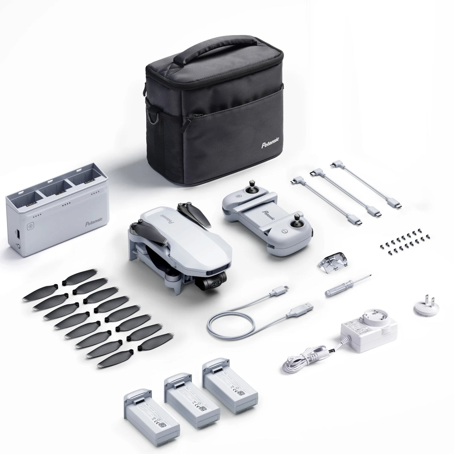 Potensic 3-Axis Gimbal 4K GPS Drones Under 249g Max 6-KM for Adults and Beginners ATOM