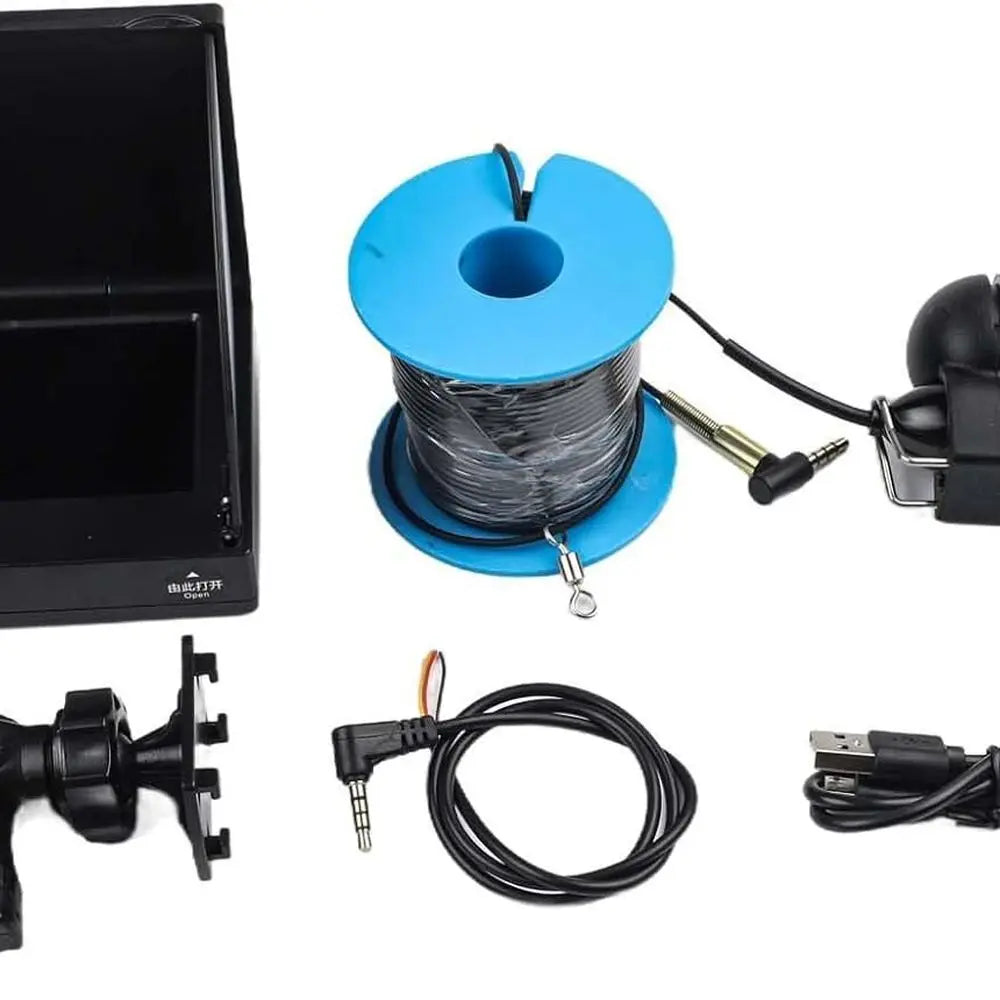 1080P 220° Wide-Angle LCD Fish Finder Camera with 8-Hour Battery, Suitable for Underwater Monitoring up to 15m