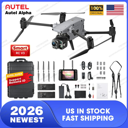 Autel Robotics Alpha L35T Industrial Multipurpose Rugged Bundle,IP 55 Super Zoom Camera, Long Distance Design