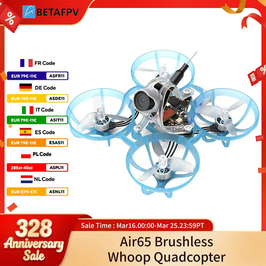 BETAFPV Air65 Brushless Whoop Quadcopter RC Racing Drones 2025