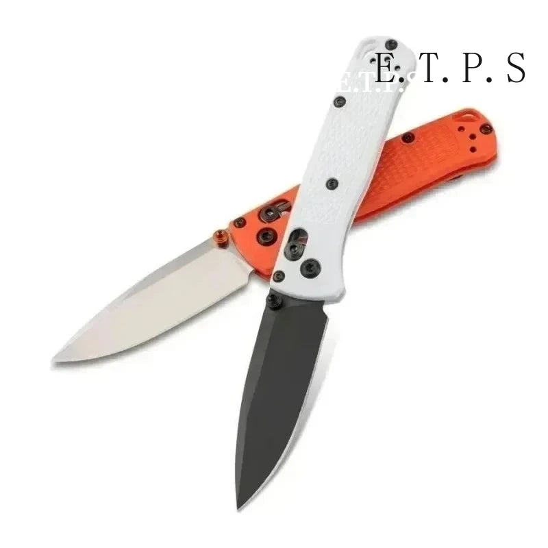 BM 533-3 MINI Bugout Nylon Wave Fibre Handle Axis Lock Folding Outdoor Pocket Knife EDC Camping Hunting Tools