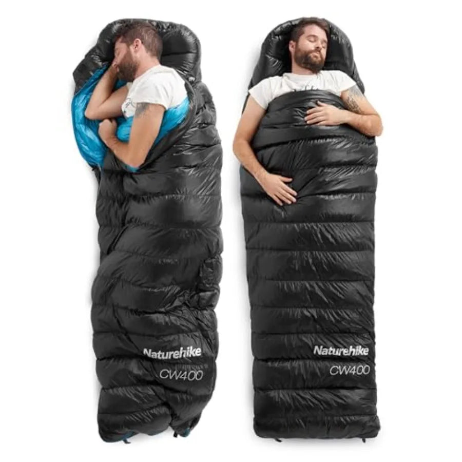 Ultralight Down Cold Weather Sleeping Bag 650FP Compact Sleeping Bag 3-4 Season for Adults and Backpacking Camping Hiking Trave