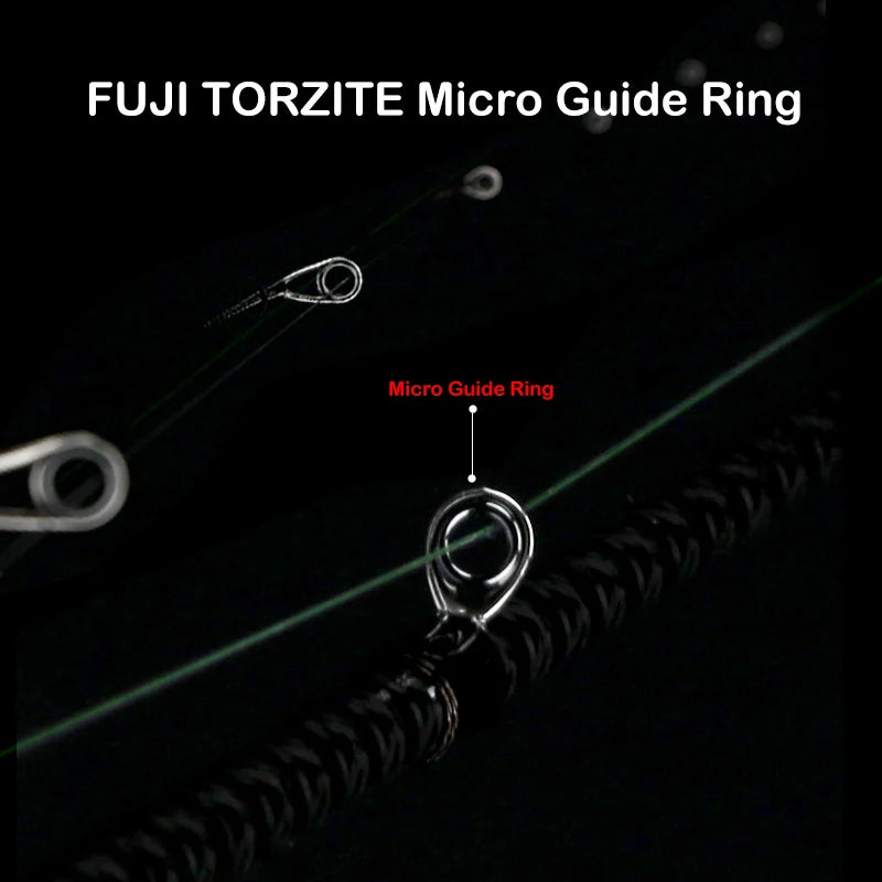 PURELURE SILIX-T 1-Piece Rod Fuji Torzite Rings Extra Fast Action Zander Bass Pike Rod Cork Handle Toray T1100G and M40X Cloth