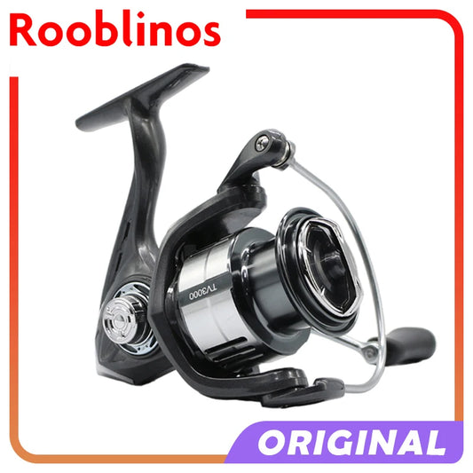 Rooblinos TV Spinning Fishing Reel 1500 2500 3000 Series Ultralight Surfcasting Spinning Reel Saltwater Jigging Reels