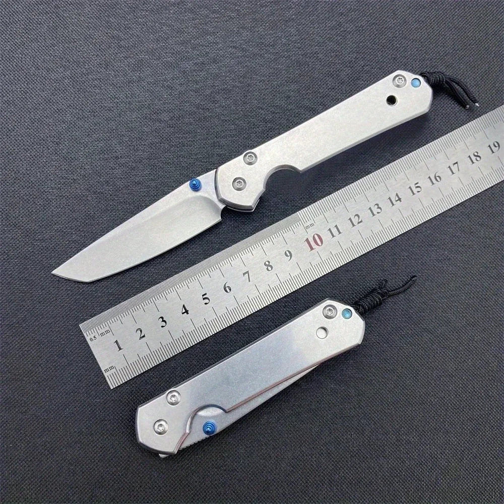 Chris Reeve Pocket Folding Knife 440C Blade 420 Steel Handle Camping Outdoor Survival Tools EDC Fishing Knives