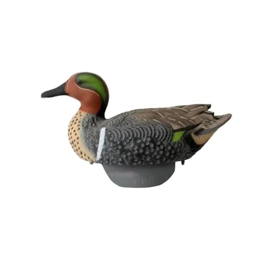 Green Wing Teal Duck Decoys by Heyday Ultra-Light 100% HydroFoam Durable Realistic Design 6 Pack of Duck Hunting Decoys