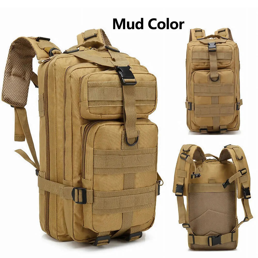 3P Tactical Backpack 20L-25L 1000D Nylon Outdoor Hiking Camping Traveling Fishing For Men Hunting Molle Bag Sport Rucksacks