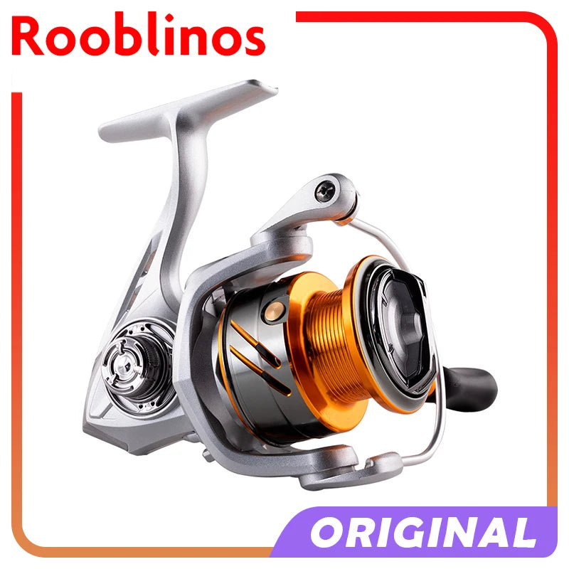 ROOBLINOS TC Metal Spinning Fishing Reels Metal Spool Freshwater Saltwater Trout Carp Spinning Reel