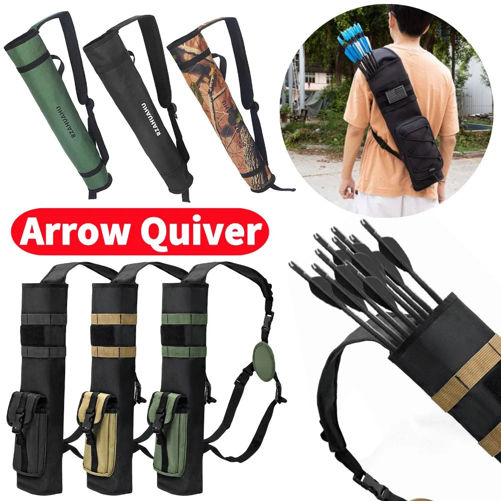 Archery Arrow Quiver Holder Adjustable Waist Hanged Carry Bag Arrow Holder for Arrows Bow Hunting and Target Practicing  Рогатка