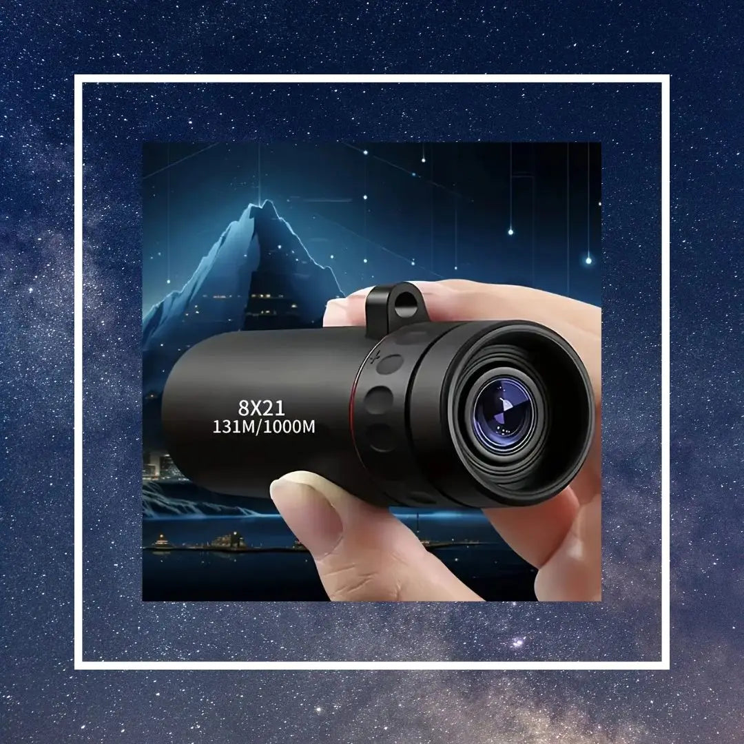 Single compact mini telescope, adult portable handheld mini monocular telescope, high-tech gadget ideal for bird watching, fish