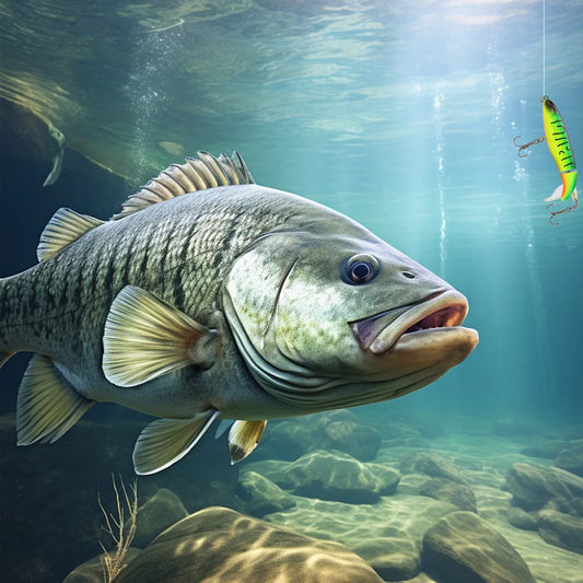 5pcs Whopper Popper Artificial Bait with Rotating Tail Fishing Bait Fishing Lures for Bass Pike Chub Fishing Accessories