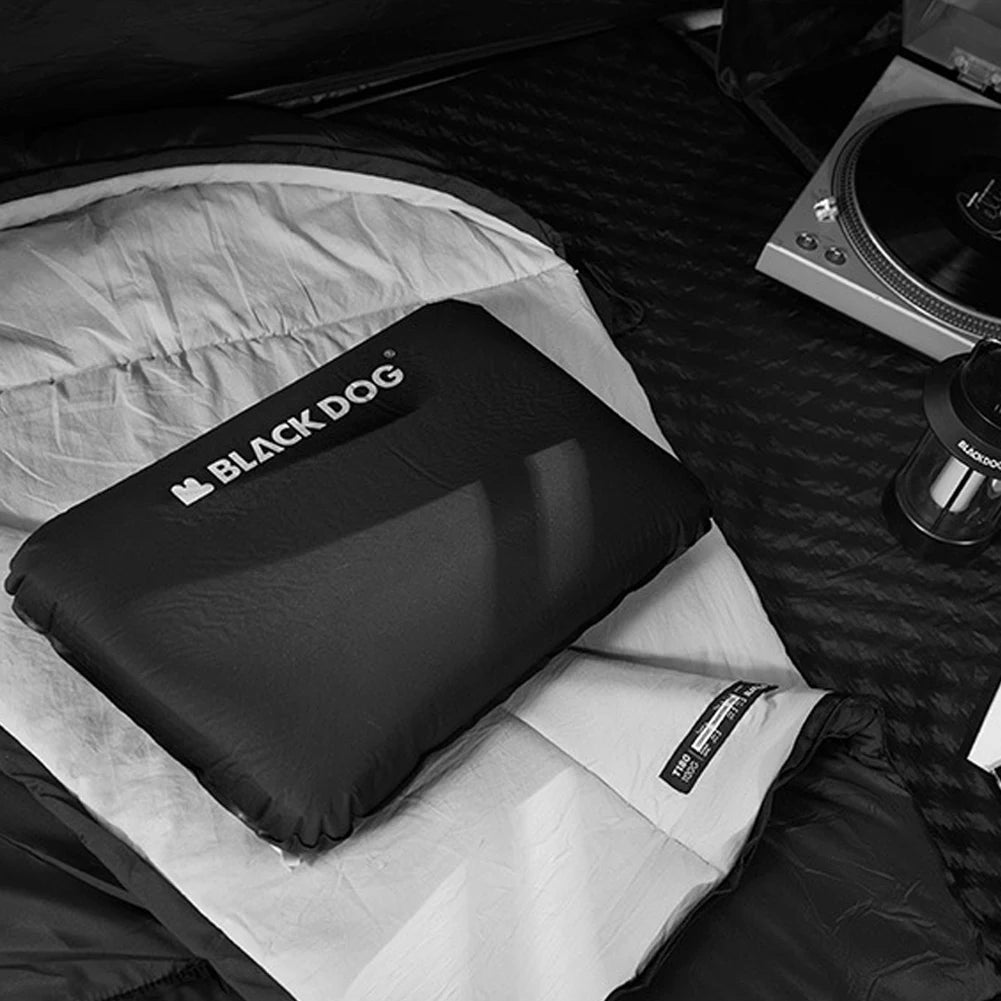 Portable Camping Pillow Ergonomic Automatic Inflatable Pillow Outdoor Memory Foam Pillow Office Nap Pillow Camping Equipment