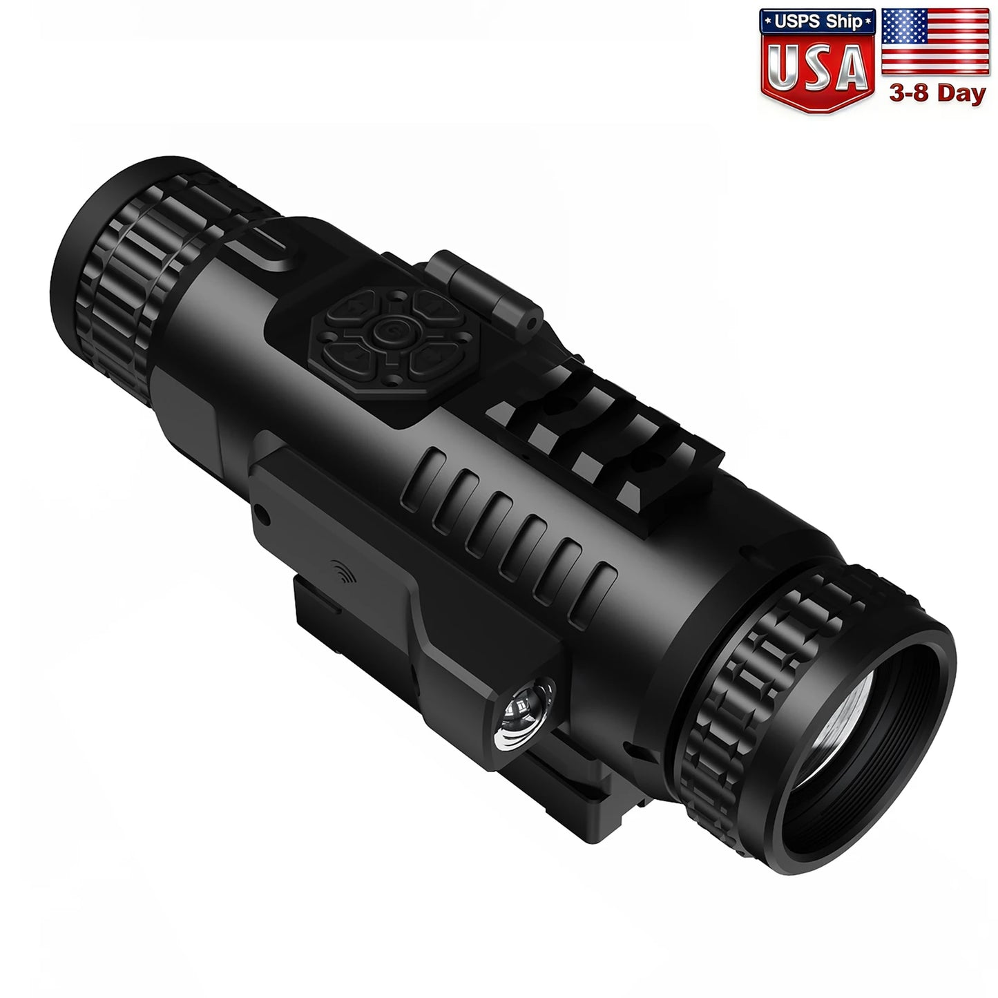 GOYOJO GS515 Digital Day Night Vision Scope Hunting Optics with Built-in Infrared 2560X1920 Resolution Photos and Videos (No LRF)