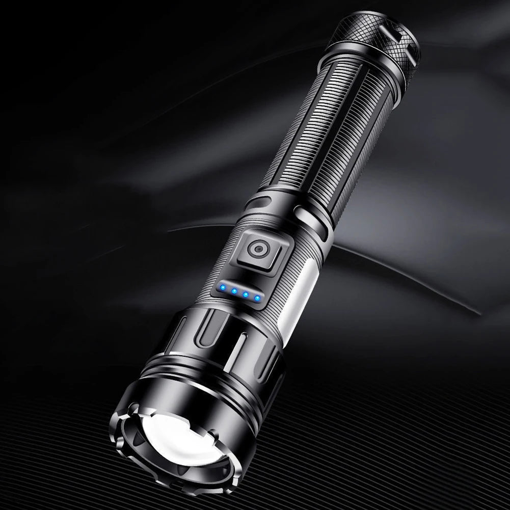 XHP50 Flashlight 800LM COB LED Outdoor Lantern 1200mAh Type-C USB Rechargeable IPX4 Waterproof Camping Fishing Lighting