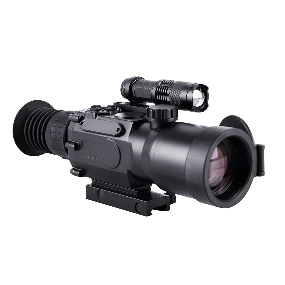 Digital Night Vision Monocular For Hunting 4K HD Video Recording 11X Magnification Night Vision Scopes W/ WiFi & E-Compass