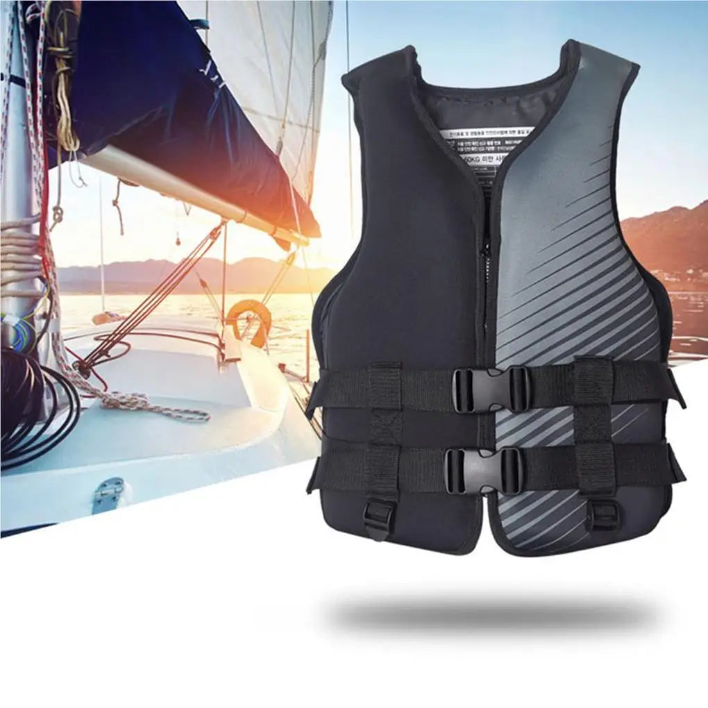 Lifejacket Neoprene Man Outdoor Buoyancy Vest Adult Children Safety Clothes Boating Swimming Drifting Kayaking  Type1