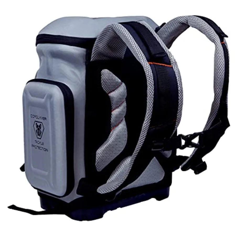 Atlas 3700 Tackle Fishing, Gray EVA Material, Includes 3 3750 StowAway Utility Boxes for Worms, Lures, and Baits, Waterproof an