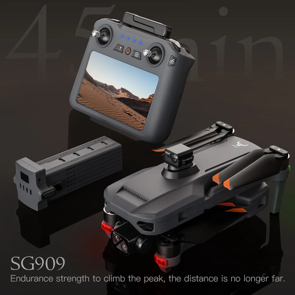 ZLL SG909 6KM GPS Drone 4K Professional 3-Axis Gimbal 360 Laser Obstacle Avoidance 4K Camera RC Dron FPV Brushless Quadcopter