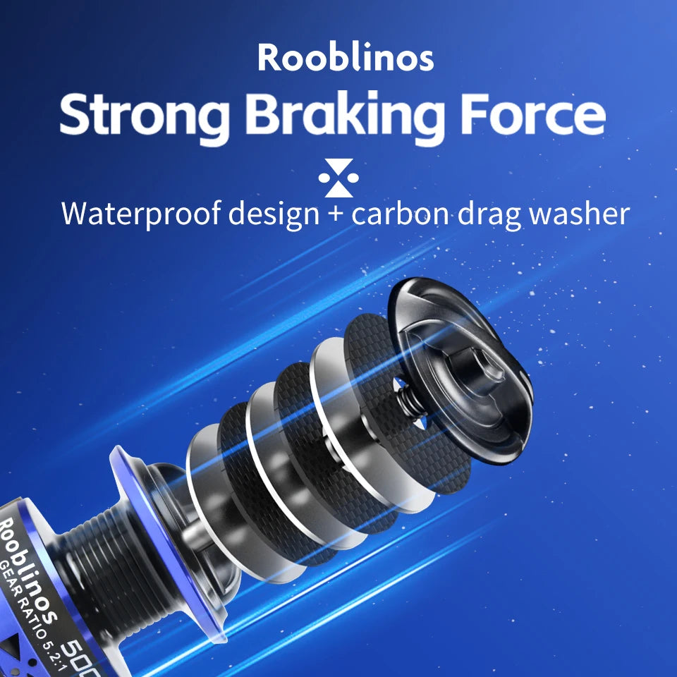 Rooblinos EASTING Spinning Reels Metal Spool carretilhas de pesca Reel for Fishing Accessories Peche