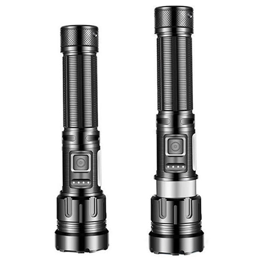 XHP50 Flashlight 800LM COB LED Outdoor Lantern 1200mAh Type-C USB Rechargeable IPX4 Waterproof Camping Fishing Lighting