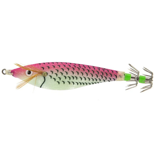 Glowing Prawn Hook Built-In Bead Fluorescent Fishing Lure Glow In Dark Luminous Jigging Bait for Night Fishing Freshwater