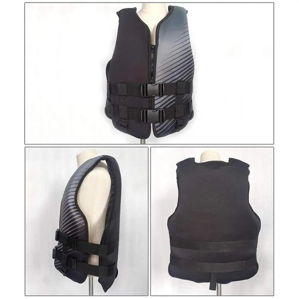 Lifejacket Neoprene Man Outdoor Buoyancy Vest Adult Children Safety Clothes Boating Swimming Drifting Kayaking  Type1