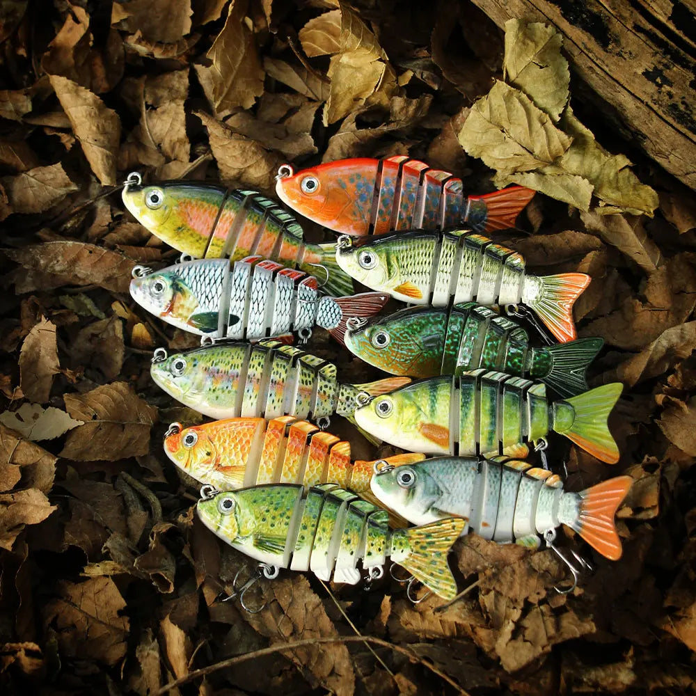 8cm 13g 10PCS Fishing Lure Swimbait Lifelike Fishing Hard Lure Crankbait With 2 Hook Fishing Baits Pesca Cebo for Bass Pike