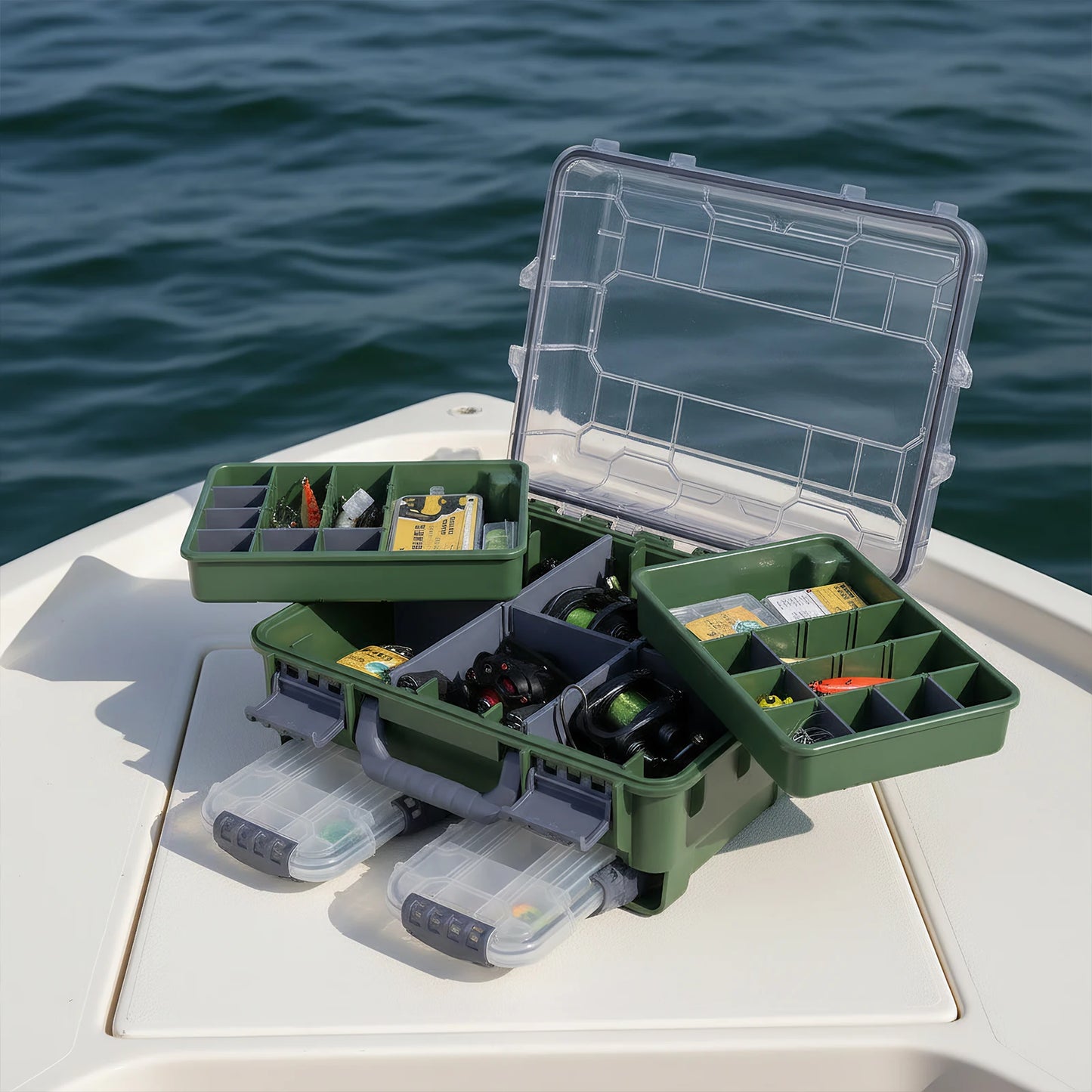 Thicker Floating Airtight Stowaway Tackle Storage and Tool Organization for Men Women Xmas Surprise Fishing Gifts