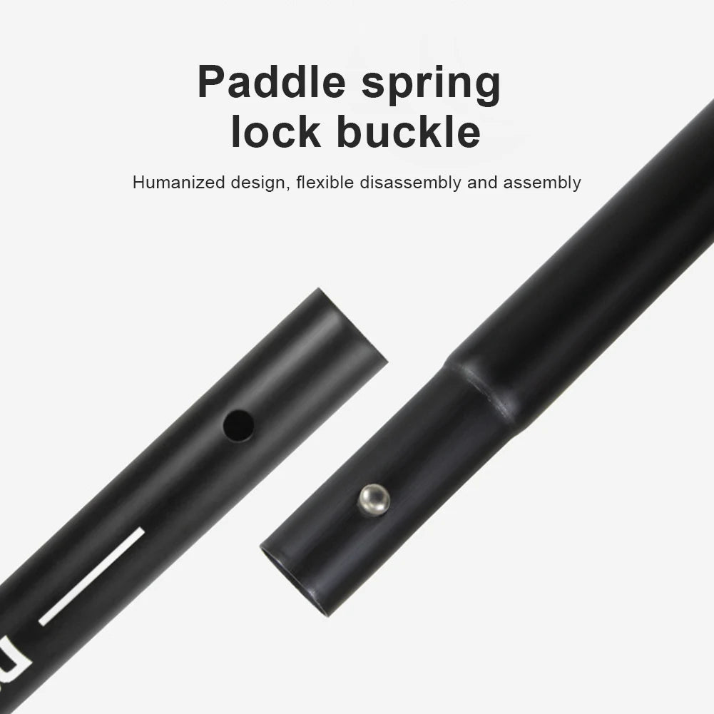 Single Double Ended Paddles Aluminum Alloy Portable Retractable Paddle Dual-Purpose Detachable SUP Paddle for Canoe Kayaking