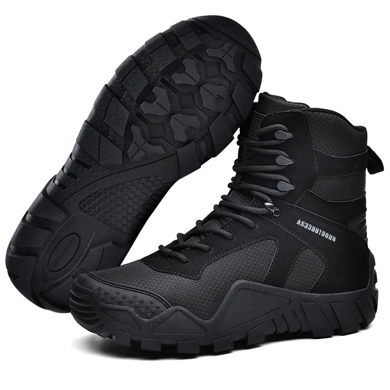 Men's waterproof hiking boots, lightweight outdoor work boots, stylish and durable hiking boots