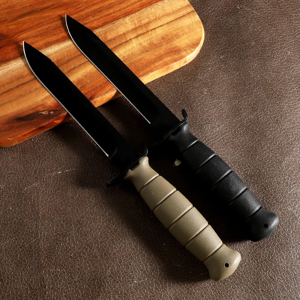 Fixed knife 440C steel knife outdoor adventure fishing camp hunting kitchen fruit EDC tool straight knife