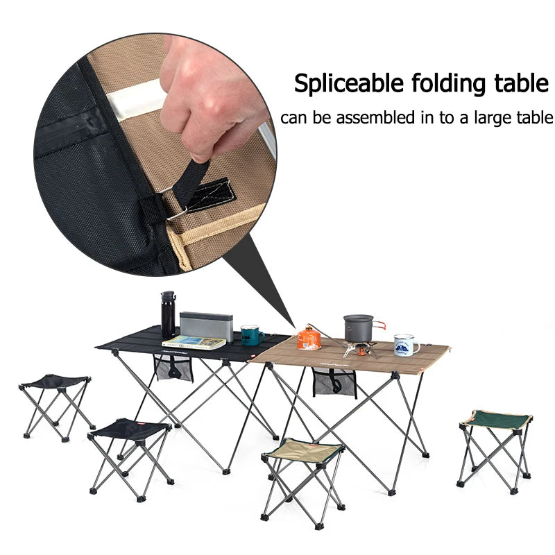 Naturehike Beach Table Portable Foldable Desk Outdoor Picnic Table Ultralight Hiking Traveling Folding Tables Mini Camping Table