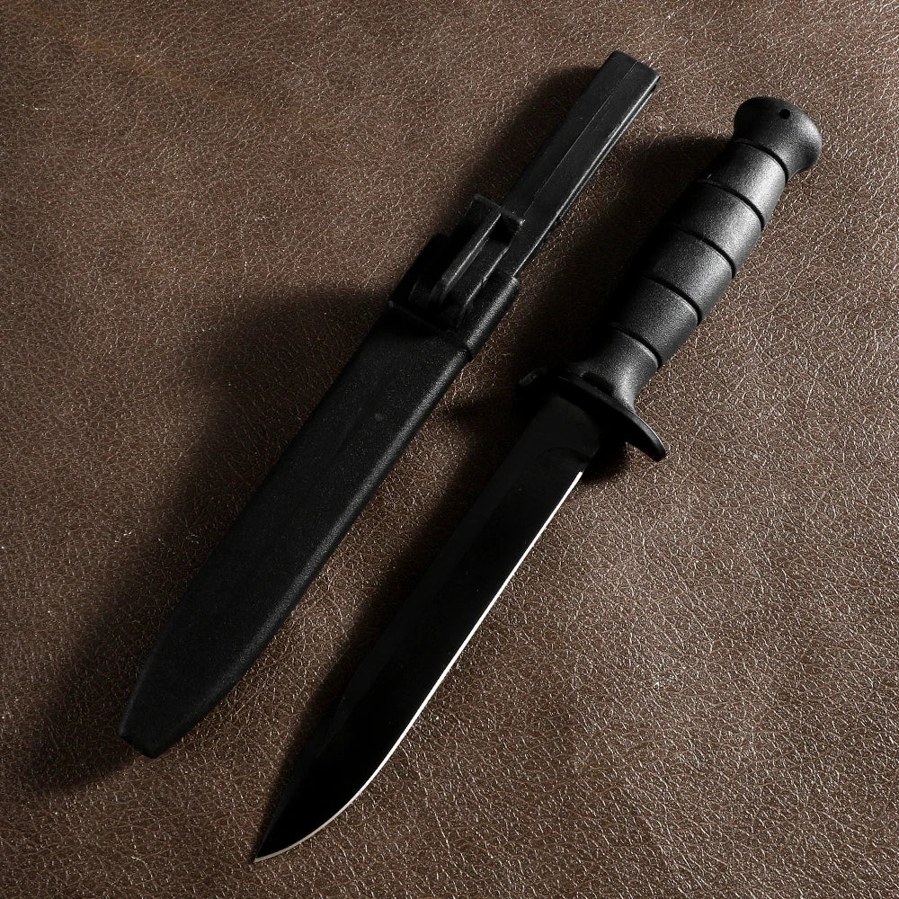 Fixed knife 440C steel knife outdoor adventure fishing camp hunting kitchen fruit EDC tool straight knife