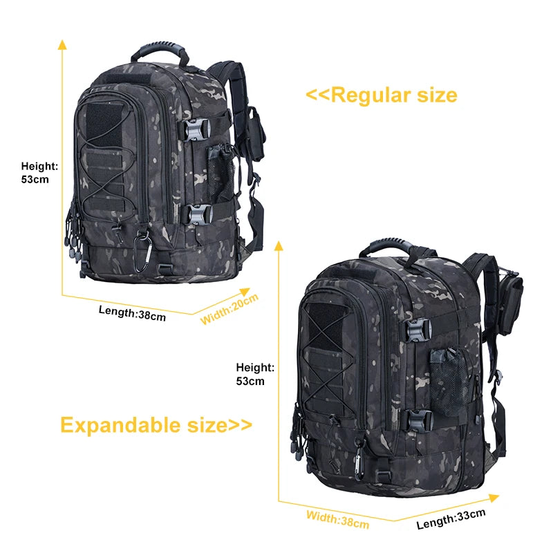 Tactical Backpack Military Army Daypack Assault Pack for Men Molle Backpacks Bug Out Bag 3 Day Pack for Hiking Camping Travel