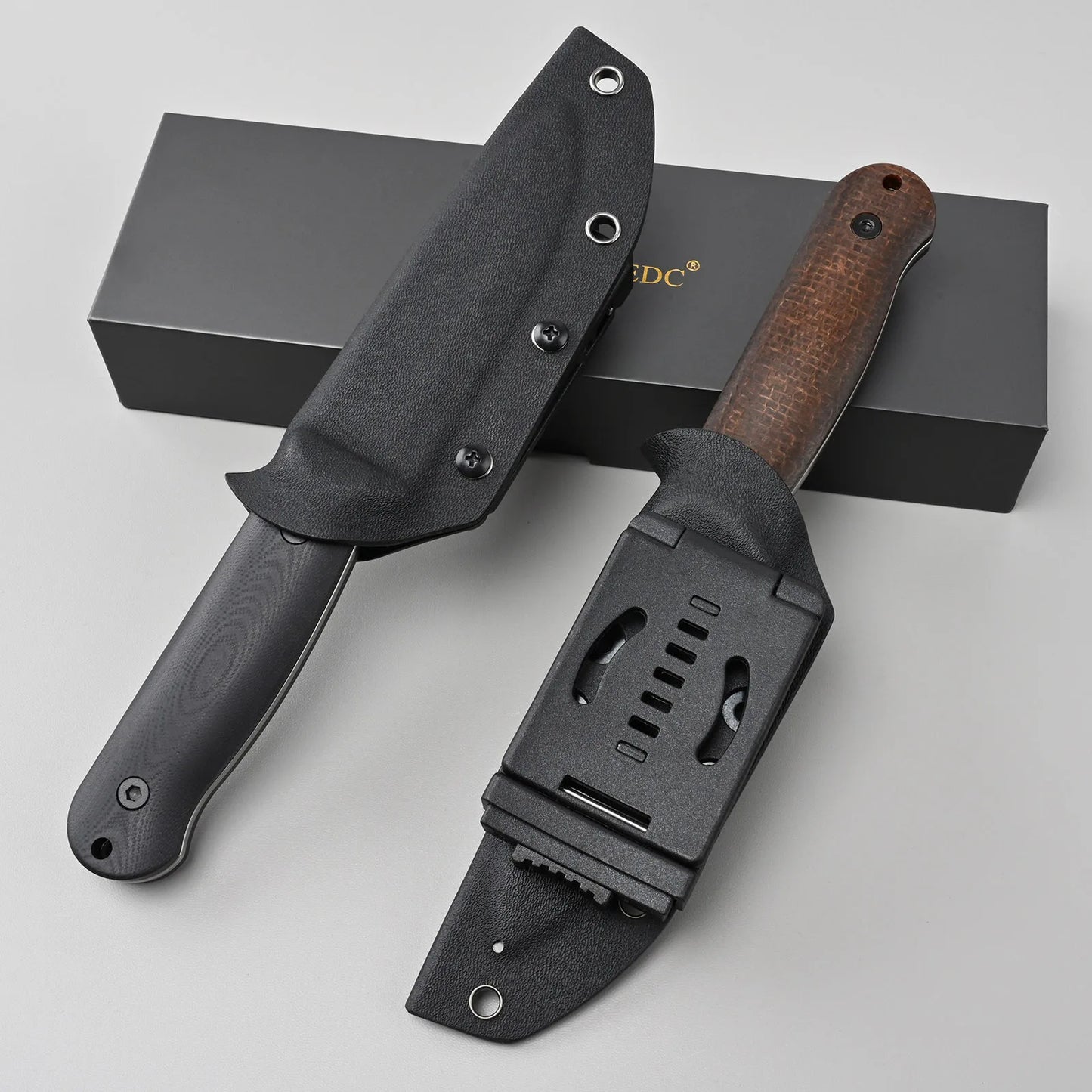 High Quality Outdoor Survival Fixed Blade Knife Camping Fishing EDC Tool DC53 Steel Utility Knives