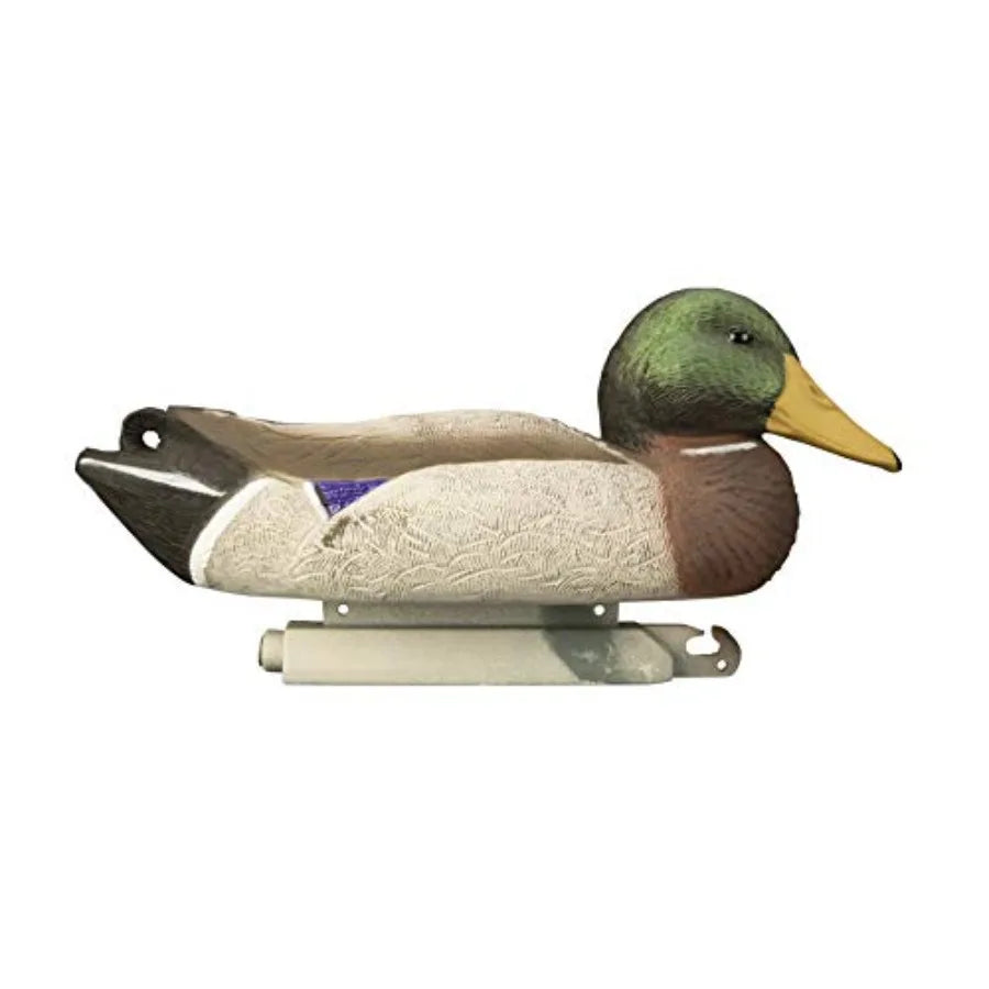 Higdon Outdoors Full Size Mallard Duck Floater Decoys One Peice Design Weighted Keel with Multiple Postures and UV Paint Realis