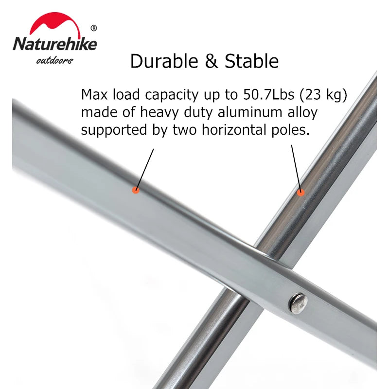 Naturehike Beach Table Portable Foldable Desk Outdoor Picnic Table Ultralight Hiking Traveling Folding Tables Mini Camping Table