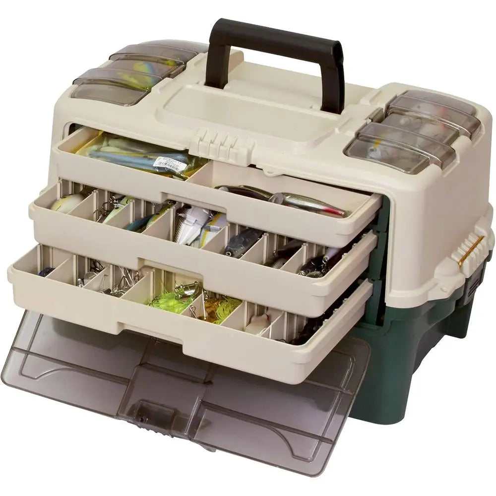 Universal One-Size White & Green Hybrid Hip Tackle System with Detachable Ders and Portable Utility Boxes for Storage or Washing
