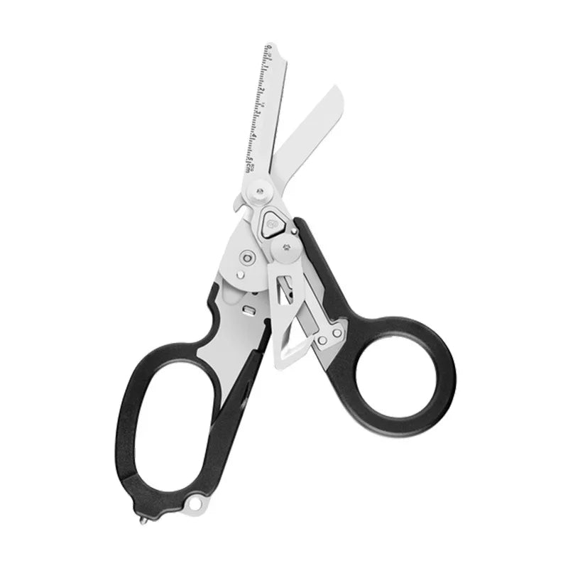 Multifunction Scissors First Aid Expert Tactical Folding Scissors Outdoor Survival Combination Gadget Travel Rescue Tool