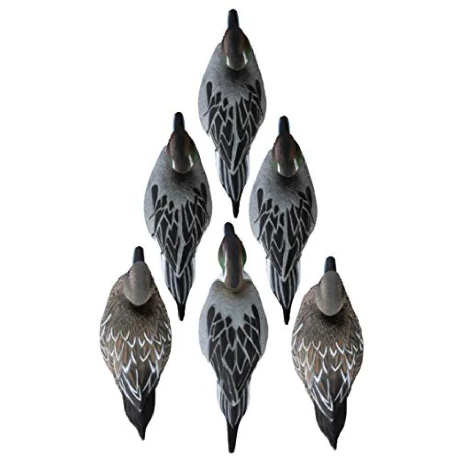 Higdon Outdoors Standard Pintail Floater Duck Decoys Ultra Realistic Drake and Hen Decoys for Waterfowl Hunting 3 Upright and 1