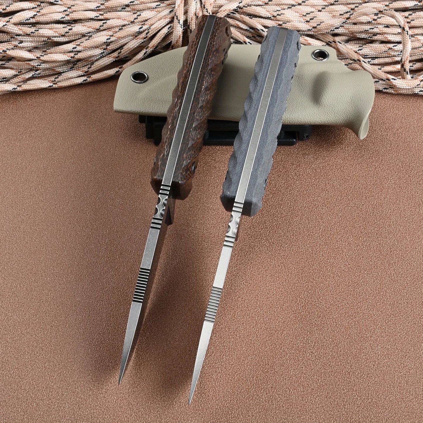 SDOKEDC DC53 Steel Fixed Blade Utility Knife for Outdoor Camping Hiking Fishing EDC Hand Tool