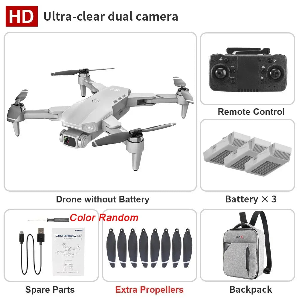 L900 Pro GPS Drone 4K Professional HD Dual Camera 5G Wifi Photography Brushless Foldable Quadcopter RC Distance 1.2KM Drones Toy