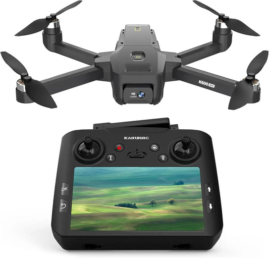 GPS Drone with EIS Camera, 4.5" LCD Screen, FPV, Auto Return & Follow Me for Adults Under 249g
