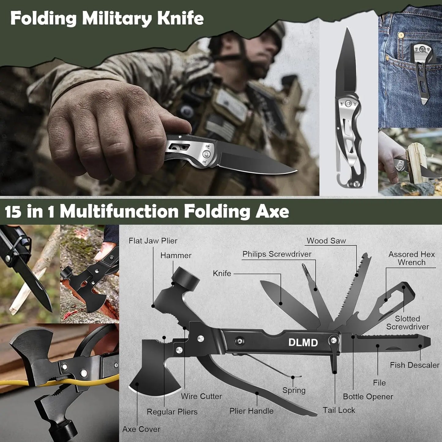 320-Piece Survival First Aid Kit with Tactical MOLLE Pouch for Outdoor Camping Hiking Adventure Emergency