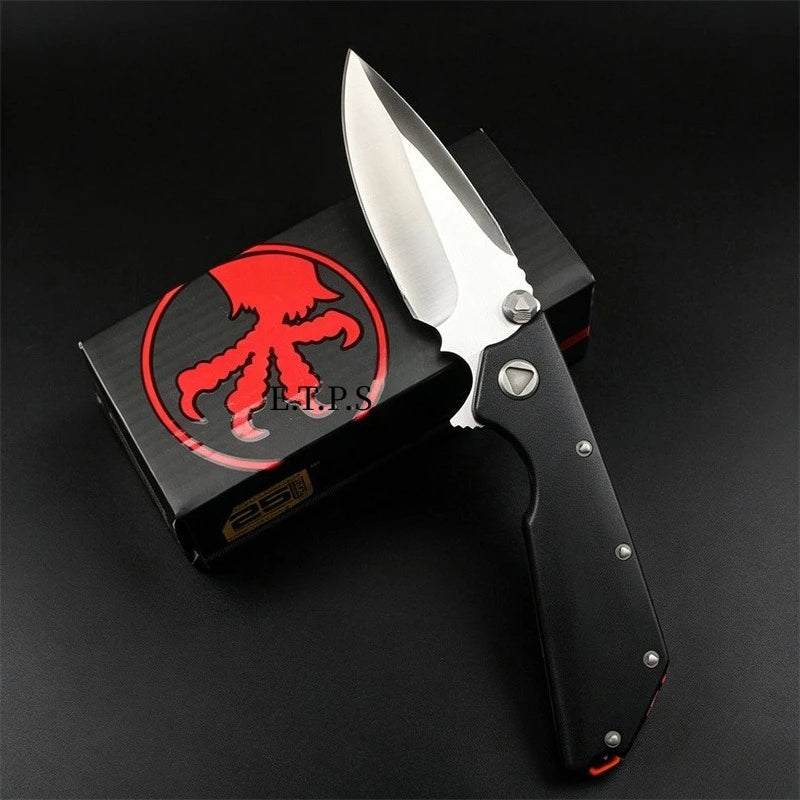 DOC + Delta G10 Handle Bearing Folding EDC Lock Knife Outdoor Camping Fishing Cutting Multi Purpose Tools Hunting Survival Knives